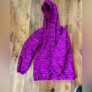 Girls Light Weight Rain Jacket Medium 7/8